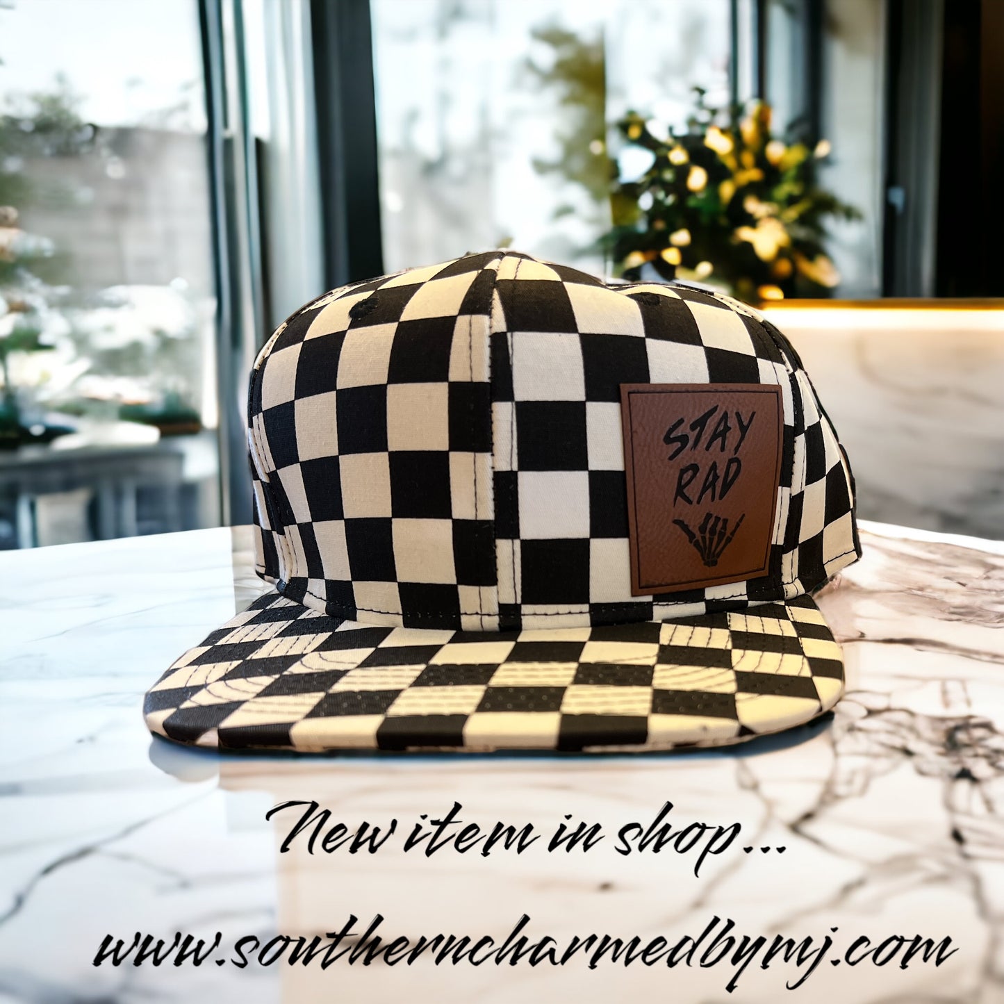 Stay Rad Checkered Snap Back