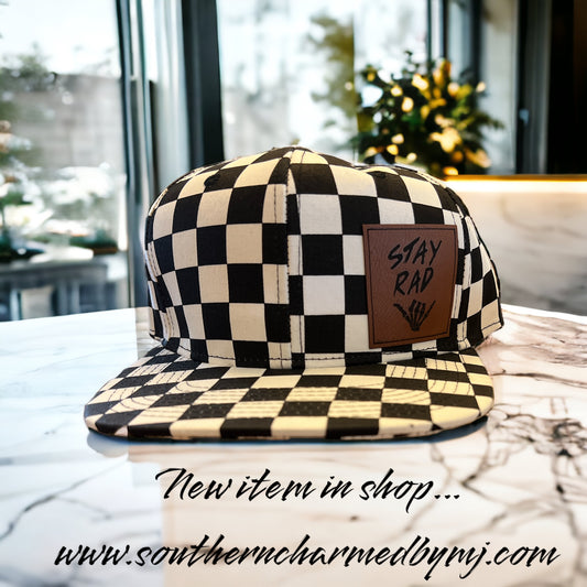 Stay Rad Checkered Snap Back